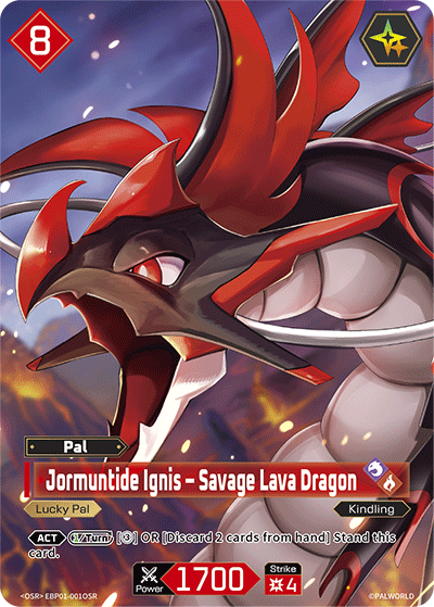 Jormuntide Ignis – Savage Lava Dragon (BP01-001-OSR)