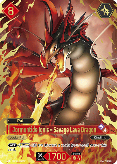 Jormuntide Ignis – Savage Lava Dragon (BP01-001-SSP)