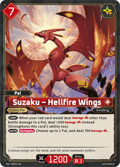Suzaku – Hellfire Wings (BP01-002)