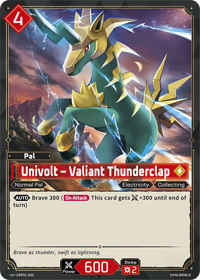 Univolt – Valiant Thunderclap (BP01-009)