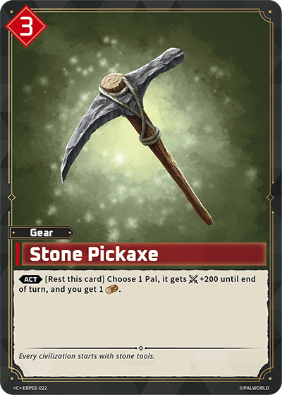 Stone Pickaxe (BP01-022)