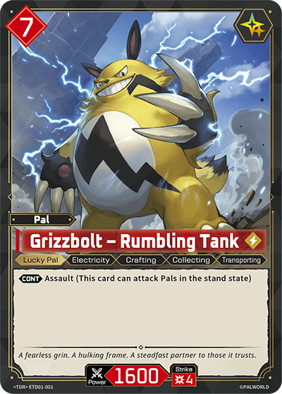 Grizzbolt – Rumbling Tank (TD01-001)
