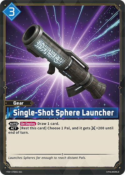 Single-Shot Sphere Launcher (TD01-021)